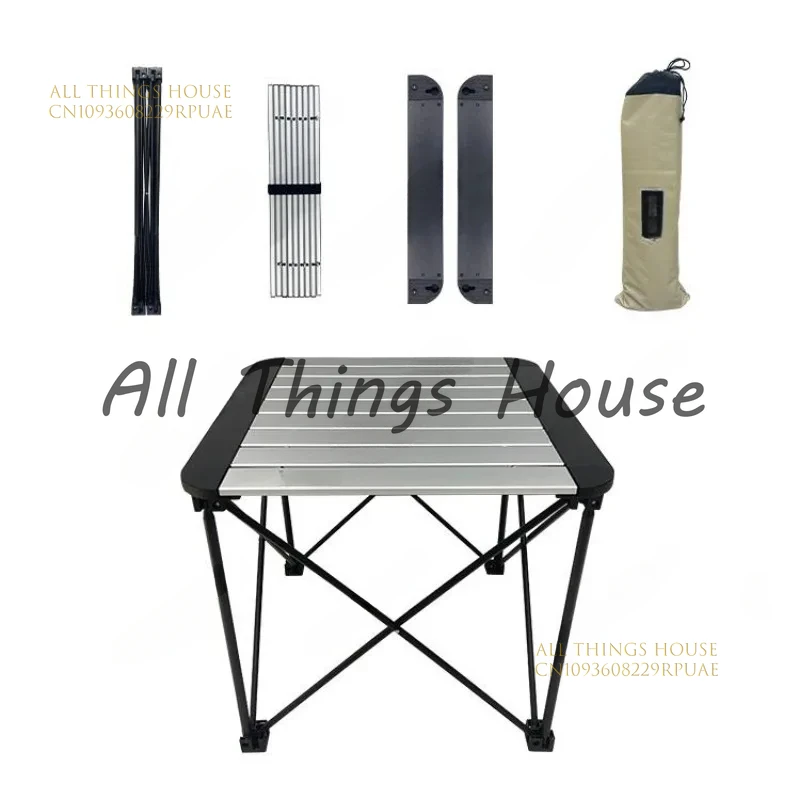 Outdoor camping folding small aluminum alloy table portable beach fishing small round table new generation
Outdoor camping folding small aluminum alloy table portable beach fishing small round table new generation