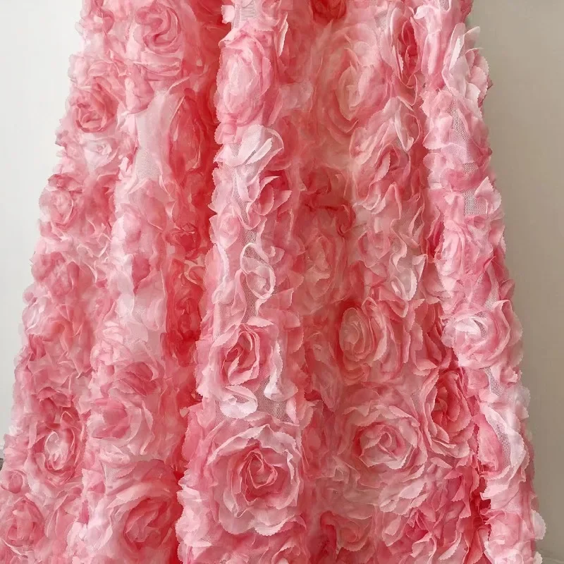 Colorful Disc Flower Three-dimensional Embroidered Mesh Lace Fabric DIY Fashion Dress Children's Clothing Designer Fabric
Colorful Disc Flower Three-dimensional Embroidered Mesh Lace Fabric DIY Fashion Dress Children's Clothing Designer Fabric