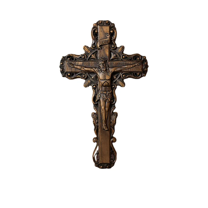 Christmas Crucifixion Wooden Beech Jesus Cross Carving Cathilic Wall Decoration Sculpture Crafts
Christmas Crucifixion Wooden Beech Jesus Cross Carving Cathilic Wall Decoration Sculpture Crafts