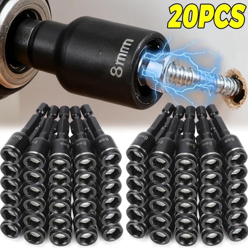 Strong Magnetic Sleeve Power Hand Driver Drill Tools Power Nut Driver Socket Hex Shank Drill Bit Set for Screw Fixed Accessories
Strong Magnetic Sleeve Power Hand Driver Drill Tools Power Nut Driver Socket Hex Shank Drill Bit Set for Screw Fixed Accessories