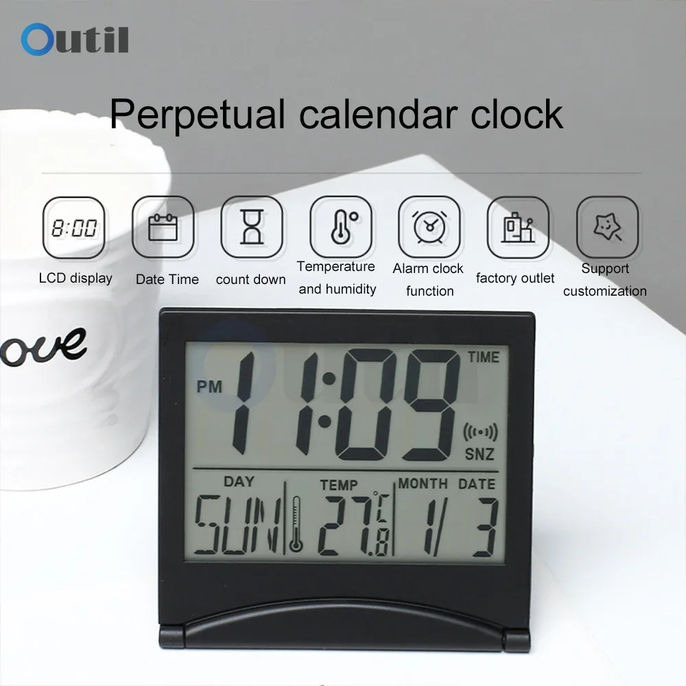 LCD Digital Alarm Clock Thermometer Hygrometer Meter Indoor Electronic Monitor Clock Desktop Table Clocks For Home Mijia Baby Pt
LCD Digital Alarm Clock Thermometer Hygrometer Meter Indoor Electronic Monitor Clock Desktop Table Clocks For Home Mijia Baby Pt