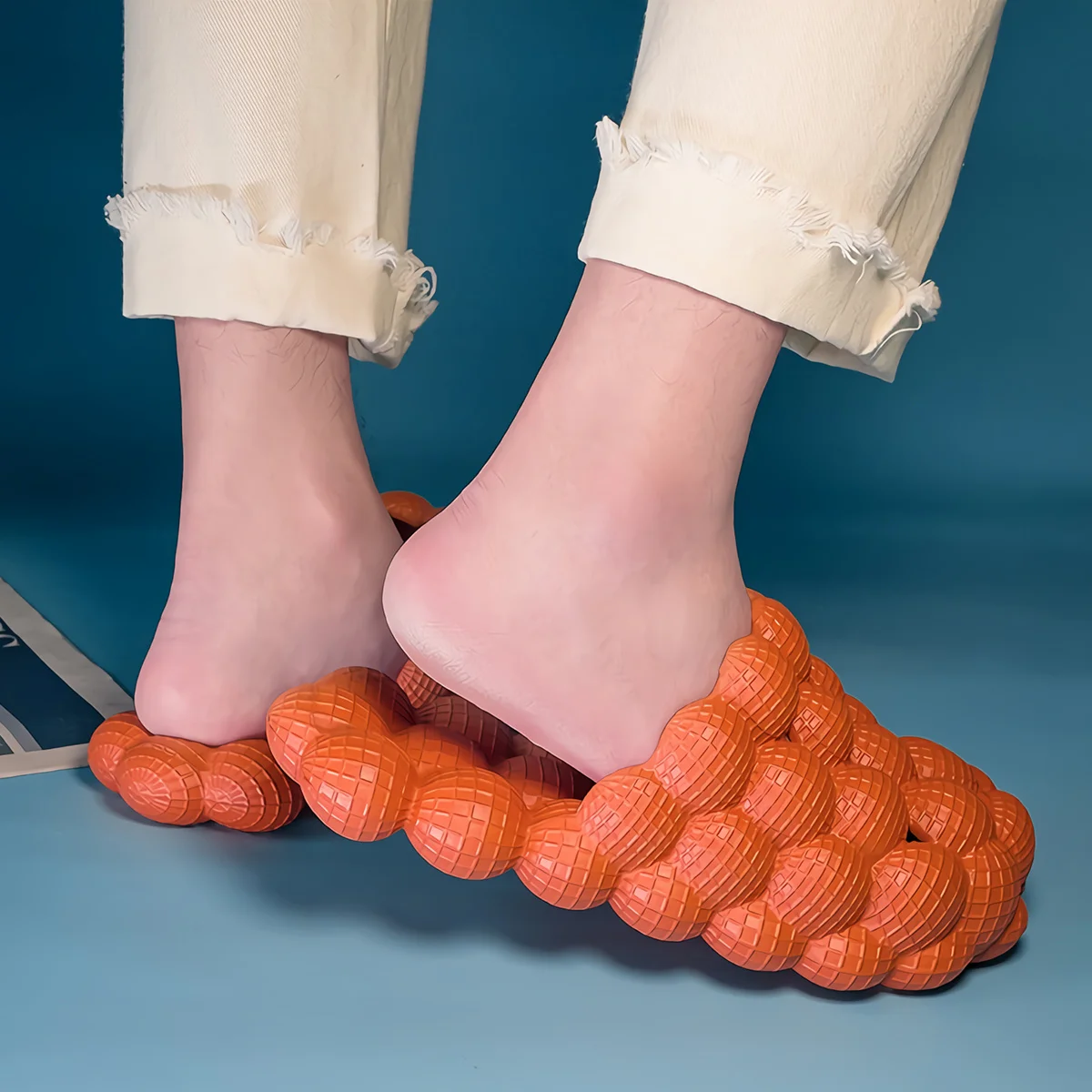 1Pair Massage Bottom Bubble Sandals Breathable Non-Slip Home Indoor Leisure Soft Sandals Comfortable Couple Gift 
1Pair Massage Bottom Bubble Sandals Breathable Non-Slip Home Indoor Leisure Soft Sandals Comfortable Couple Gift