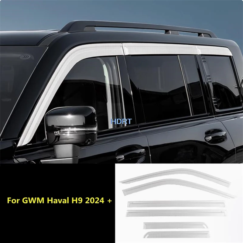 Car Styling Side Window Visor Deflector Trim For GWM Haval H9 2024 + Rear View Mirror Rain Eyebrow Shelter Weather Shield Cover
Car Styling Side Window Visor Deflector Trim For GWM Haval H9 2024 + Rear View Mirror Rain Eyebrow Shelter Weather Shield Cover
