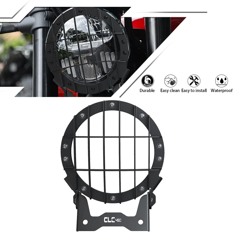 450CLC FOR CFMOTO CLC 450 Bobber Motorcycle Accessories 2023 2024 2025 Headlight Grill Guard Protection Cover Protector CLC450
450CLC FOR CFMOTO CLC 450 Bobber Motorcycle Accessories 2023 2024 2025 Headlight Grill Guard Protection Cover Protector CLC450