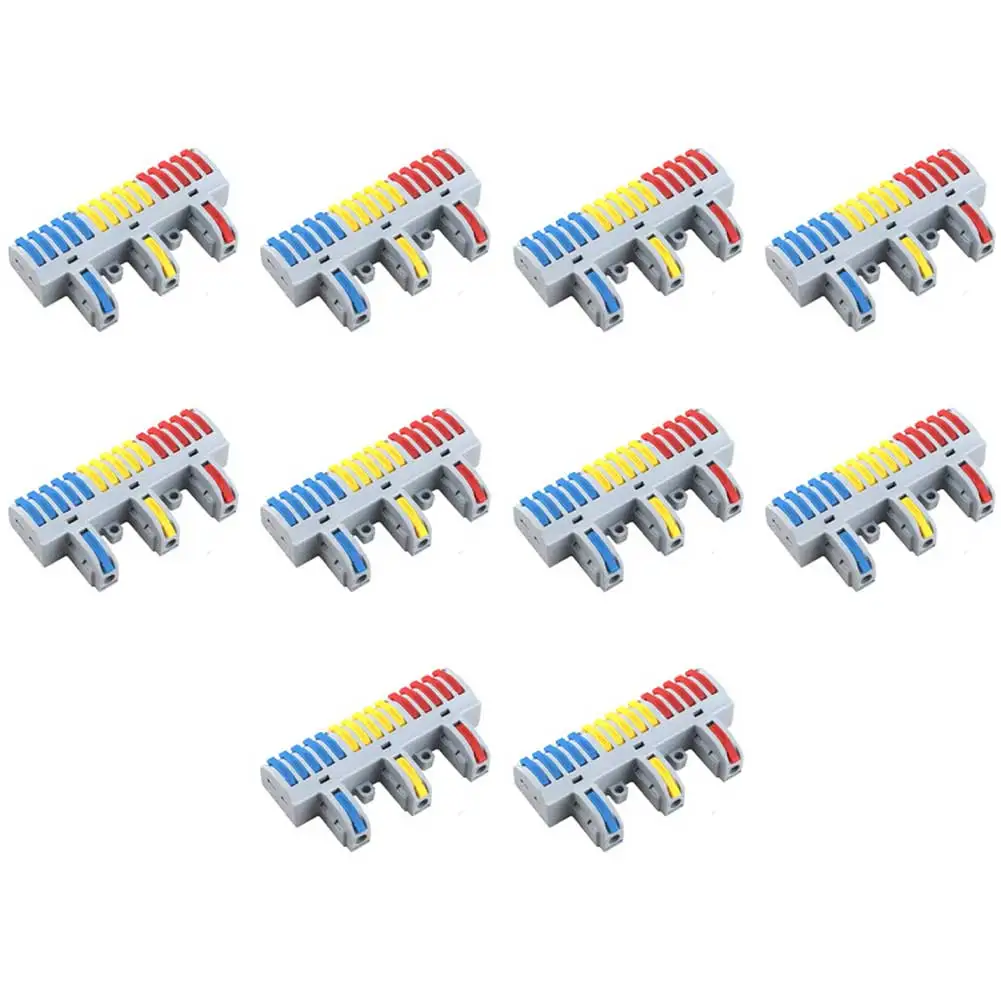 Electrical Wiring Terminal Block Kit Robust Clamping Terminal Block Terminal Block PA66 Flame-retardant Housing