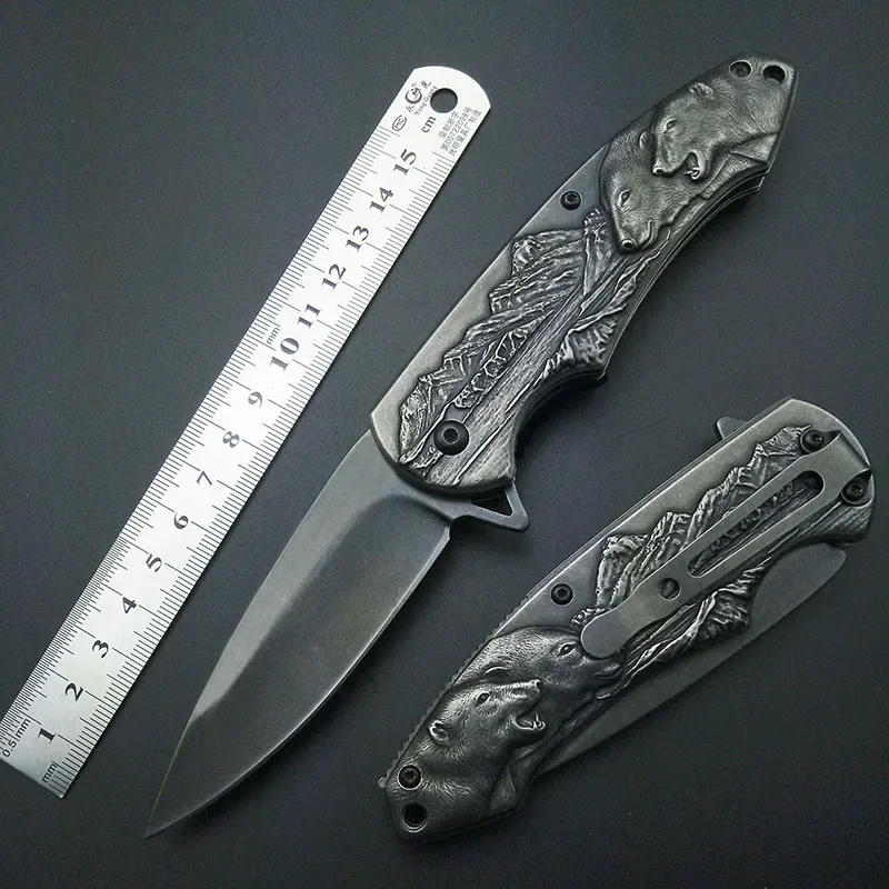 Складной нож Stonewash Polar Bear, тактический складной нож 7Cr13, уличные инструменты, ножи для вырезания
Складной нож Stonewash Polar Bear, тактический складной нож 7Cr13, уличные инструменты, ножи для вырезания