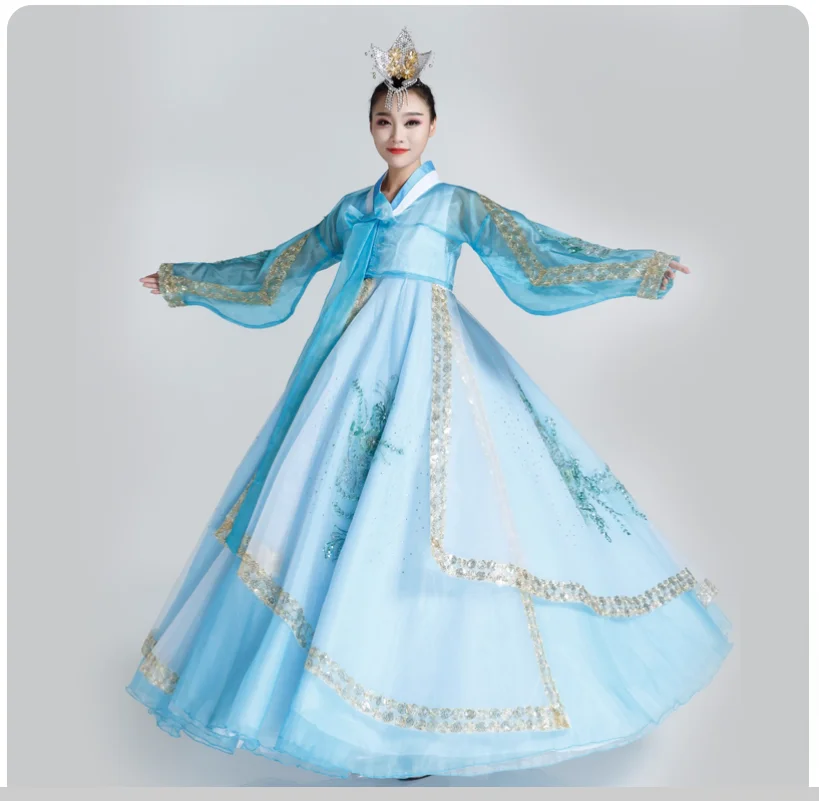 Korean ethnic style performance costume retro court style ancient costume
Korean ethnic style performance costume retro court style ancient costume