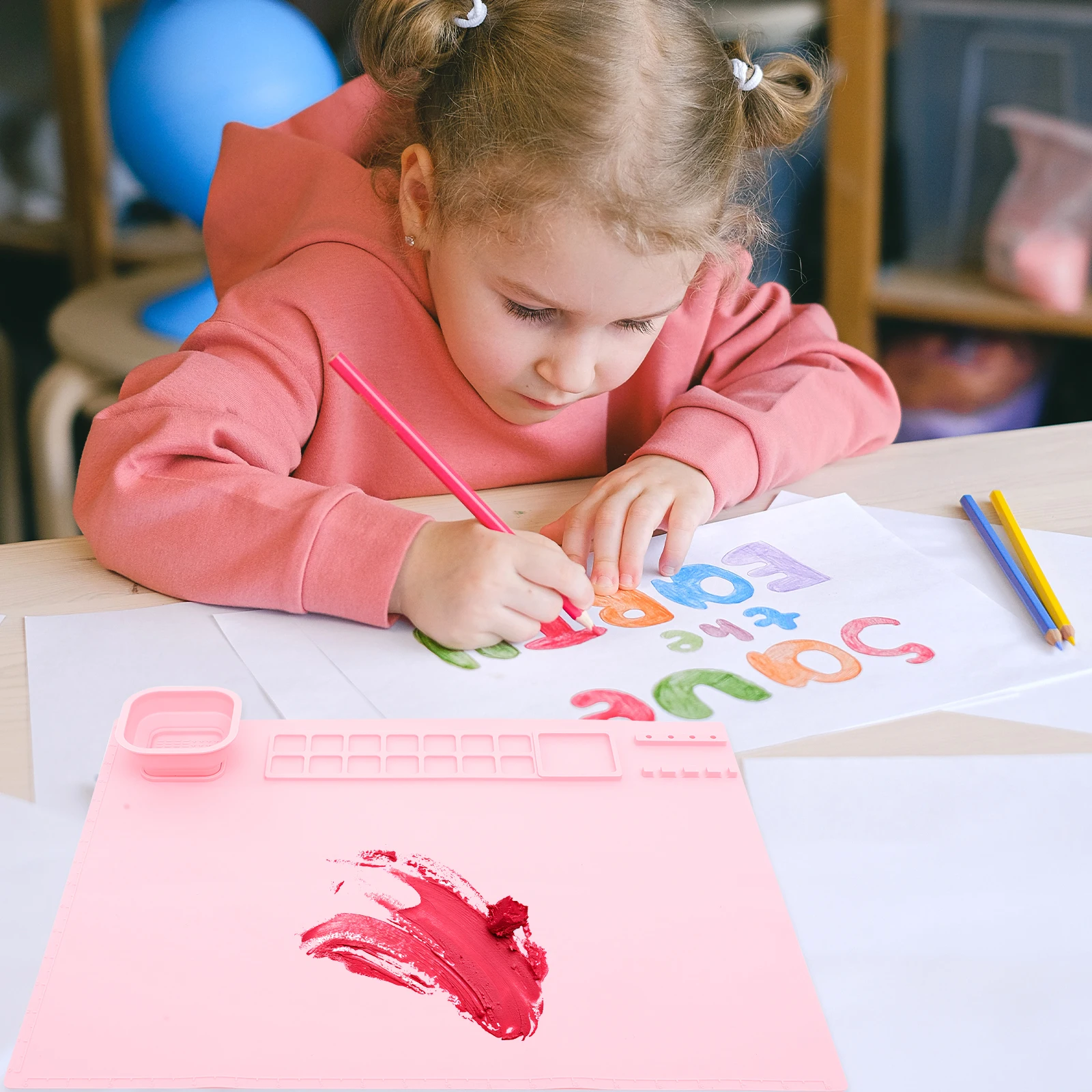 1Set Paint Palette Silicone Color Mixing Plate Watercolor Pigment Tray Foldable Lightweight Painting Supplies Art Students
1Set Paint Palette Silicone Color Mixing Plate Watercolor Pigment Tray Foldable Lightweight Painting Supplies Art Students