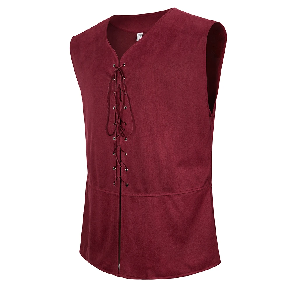 Steampunk Pirate Vest Men Viking Costume Medieval Renaissance Vest Plus Size Gothic Sleeveless Waistcoat
Steampunk Pirate Vest Men Viking Costume Medieval Renaissance Vest Plus Size Gothic Sleeveless Waistcoat