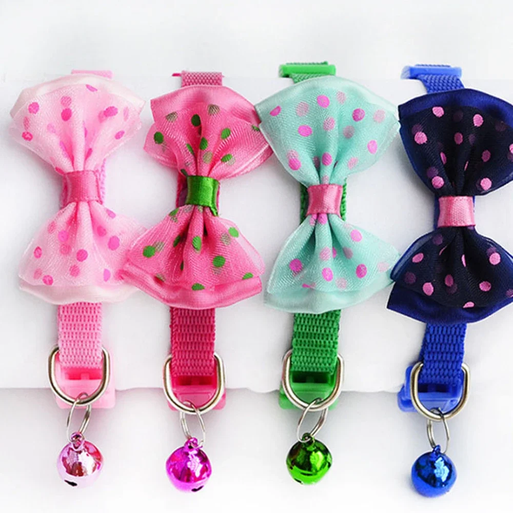 Adjustable Durable Pet Collar With Breakaway Clasp & Stylish Bow Bell Design For Cats Dogs Year-Round Indoor Outdoor Use
Adjustable Durable Pet Collar With Breakaway Clasp & Stylish Bow Bell Design For Cats Dogs Year-Round Indoor Outdoor Use