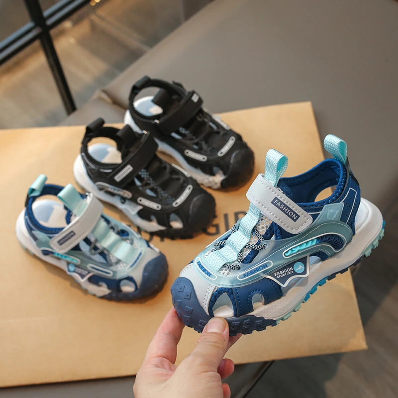 Kids Sandals Summer Breathable Sports Sandal Beach Shoes for Children Closed-toe Hollow-out Hiking Wading Shoes for Boys
Kids Sandals Summer Breathable Sports Sandal Beach Shoes for Children Closed-toe Hollow-out Hiking Wading Shoes for Boys