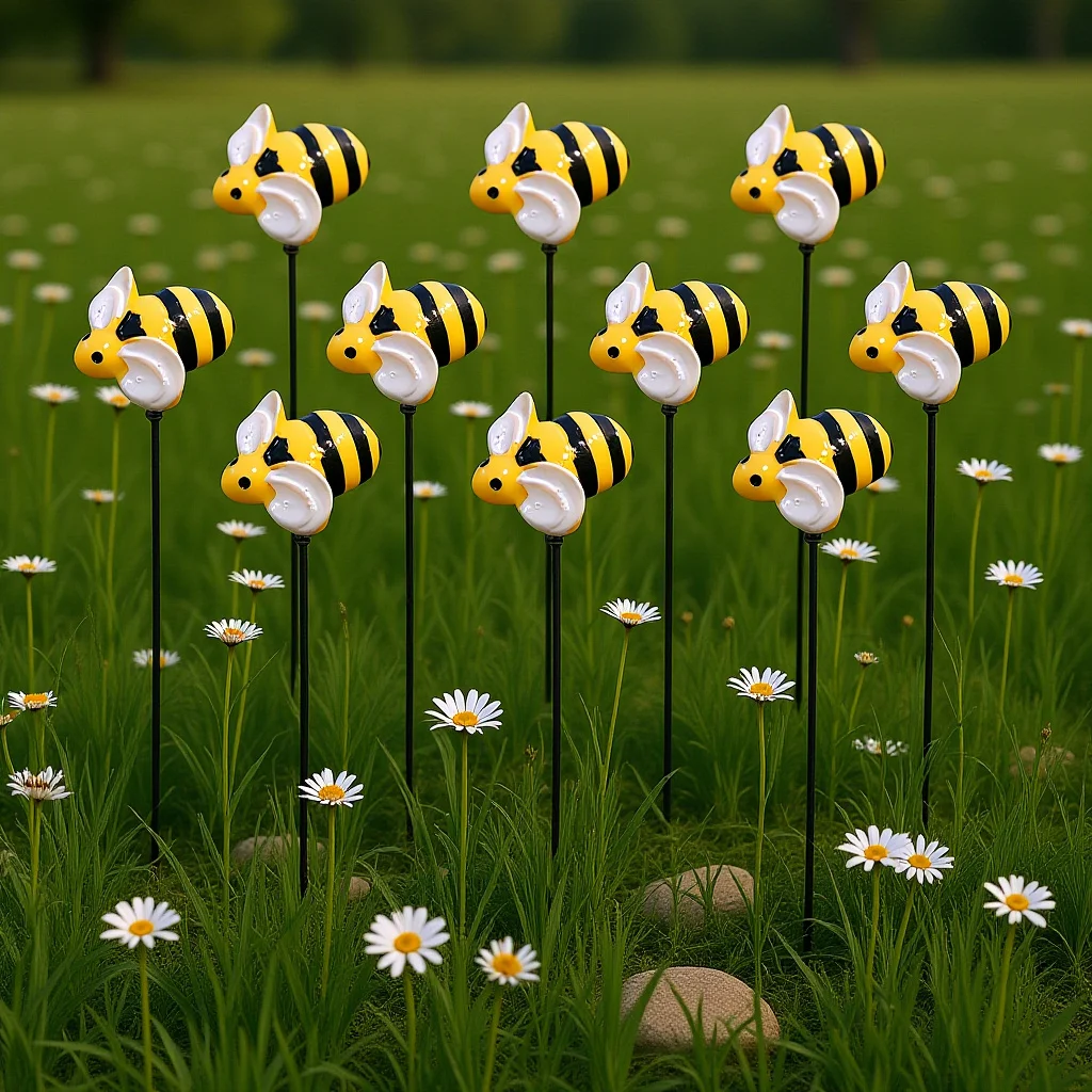 10pcs Small Stakes 3D Resin Decorative Lawn Art For Outdoor Yard Patio Bees Stakes With Sticks Garden Ornaments
10pcs Small Stakes 3D Resin Decorative Lawn Art For Outdoor Yard Patio Bees Stakes With Sticks Garden Ornaments