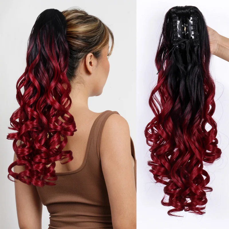 Ponytail Wig for Women Long Hair Claw Clip Fake Ponytail Natural Long Curly Hair High Ponytail
Ponytail Wig for Women Long Hair Claw Clip Fake Ponytail Natural Long Curly Hair High Ponytail