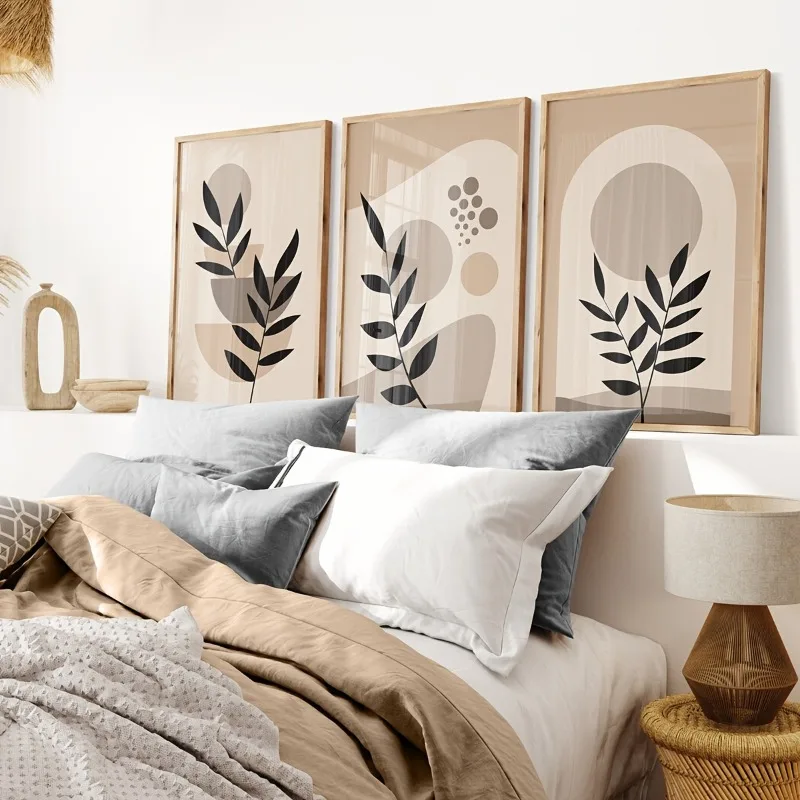 Boho Abstract Beige Wall Arts Decor Set of 3 Prints, Modern Minimalist Abstract Geometric Leaves Art Posters Decorat, No Frame
Boho Abstract Beige Wall Arts Decor Set of 3 Prints, Modern Minimalist Abstract Geometric Leaves Art Posters Decorat, No Frame