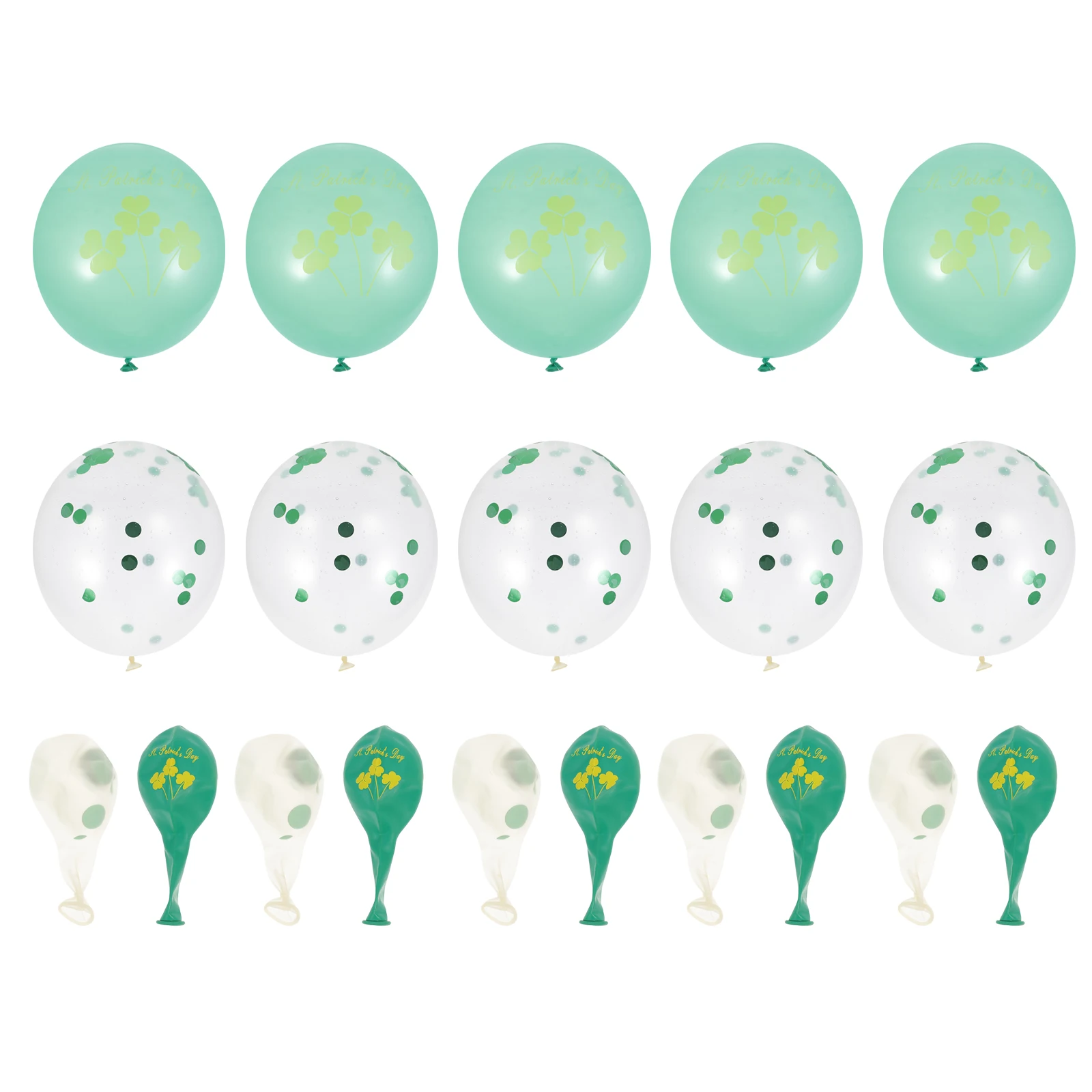 20 Pcs Clover Latex Balloon Confetti Patricks Day Party Balloons Kit Set Green Shamrock Party Decoration Supplies Patricks
20 Pcs Clover Latex Balloon Confetti Patricks Day Party Balloons Kit Set Green Shamrock Party Decoration Supplies Patricks