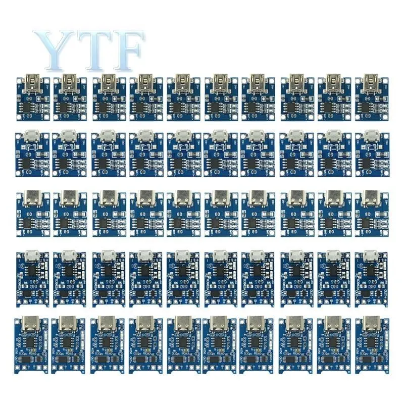 Зарядная плата TP4056 18650, 10 шт., 5 В, 1 А, Micro USB 18650, type-c, литиевая батарея, модуль зарядного устройства + Двойная функция защиты, TP4056
Зарядная плата TP4056 18650, 10 шт., 5 В, 1 А, Micro USB 18650, type-c, литиевая батарея, модуль зарядного устройства + Двойная функция защиты, TP4056