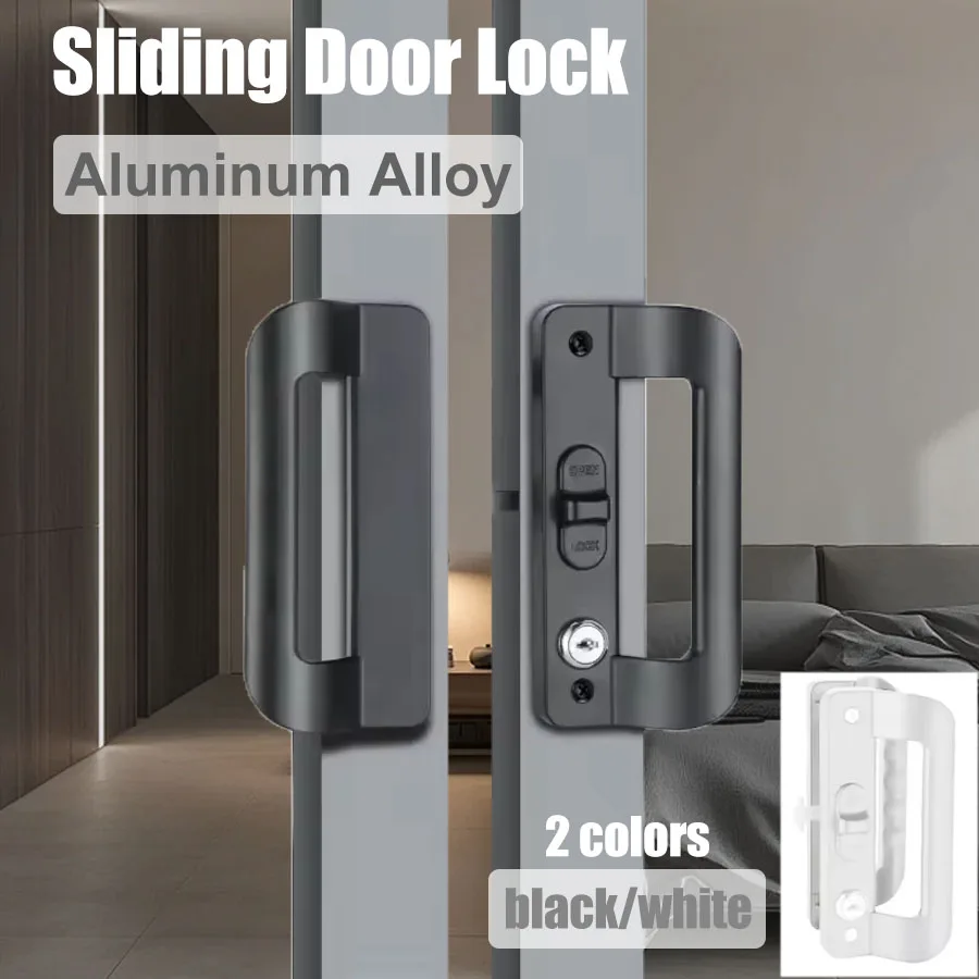 1 set Aluminum Alloy Sliding Door Lock Hanging Door Handle Double Sided Sliding Door Lock Door Home Furniture Hardware
1 set Aluminum Alloy Sliding Door Lock Hanging Door Handle Double Sided Sliding Door Lock Door Home Furniture Hardware