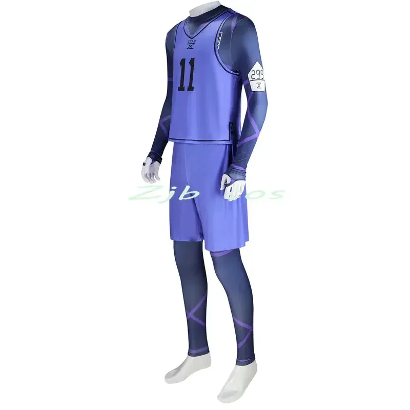 Трикотажные комбинезоны Косплей Аниме BLUELOCK Chigiri Костюм Hyoma Isagi Yoichi Джерси Комбинезон Костюм Синяя спортивная одежда hh:
Трикотажные комбинезоны Косплей Аниме BLUELOCK Chigiri Костюм Hyoma Isagi Yoichi Джерси Комбинезон Костюм Синяя спортивная одежда hh: