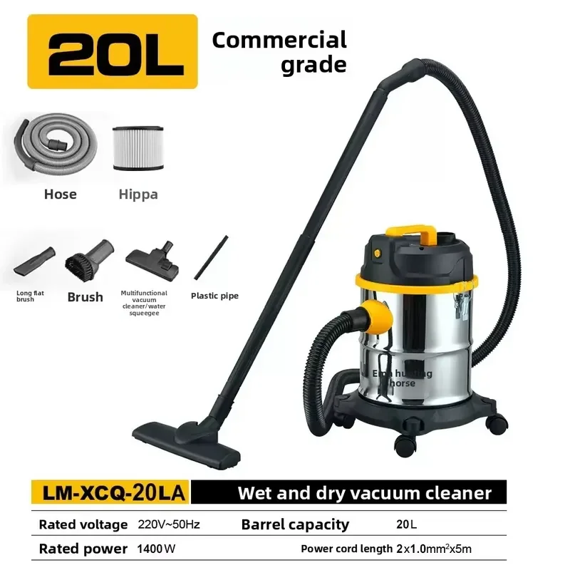 LM-XCQ-20LA 20L Electric Industrial Automatic Vacuum Cleaner 220V 1200W Customizable High Efficiency Wet/Dry Blower/Vacuum
LM-XCQ-20LA 20L Electric Industrial Automatic Vacuum Cleaner 220V 1200W Customizable High Efficiency Wet/Dry Blower/Vacuum
