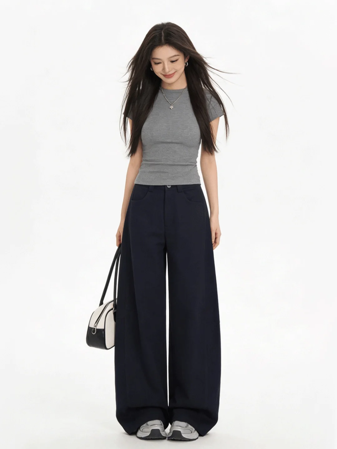 Korean Sle Wide Leg Pants Casual Drapey Commute Versatile Slimming Straight Leg Trousers for Women Spring New Arrival
Korean Sle Wide Leg Pants Casual Drapey Commute Versatile Slimming Straight Leg Trousers for Women Spring New Arrival