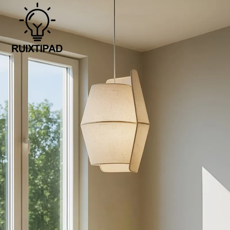 Japanese Style Fabric Pendant Light for Dining Room Bar Counter Study Coffee House Decor Hanging Wire Type Pendant Lamp Fixture
Japanese Style Fabric Pendant Light for Dining Room Bar Counter Study Coffee House Decor Hanging Wire Type Pendant Lamp Fixture