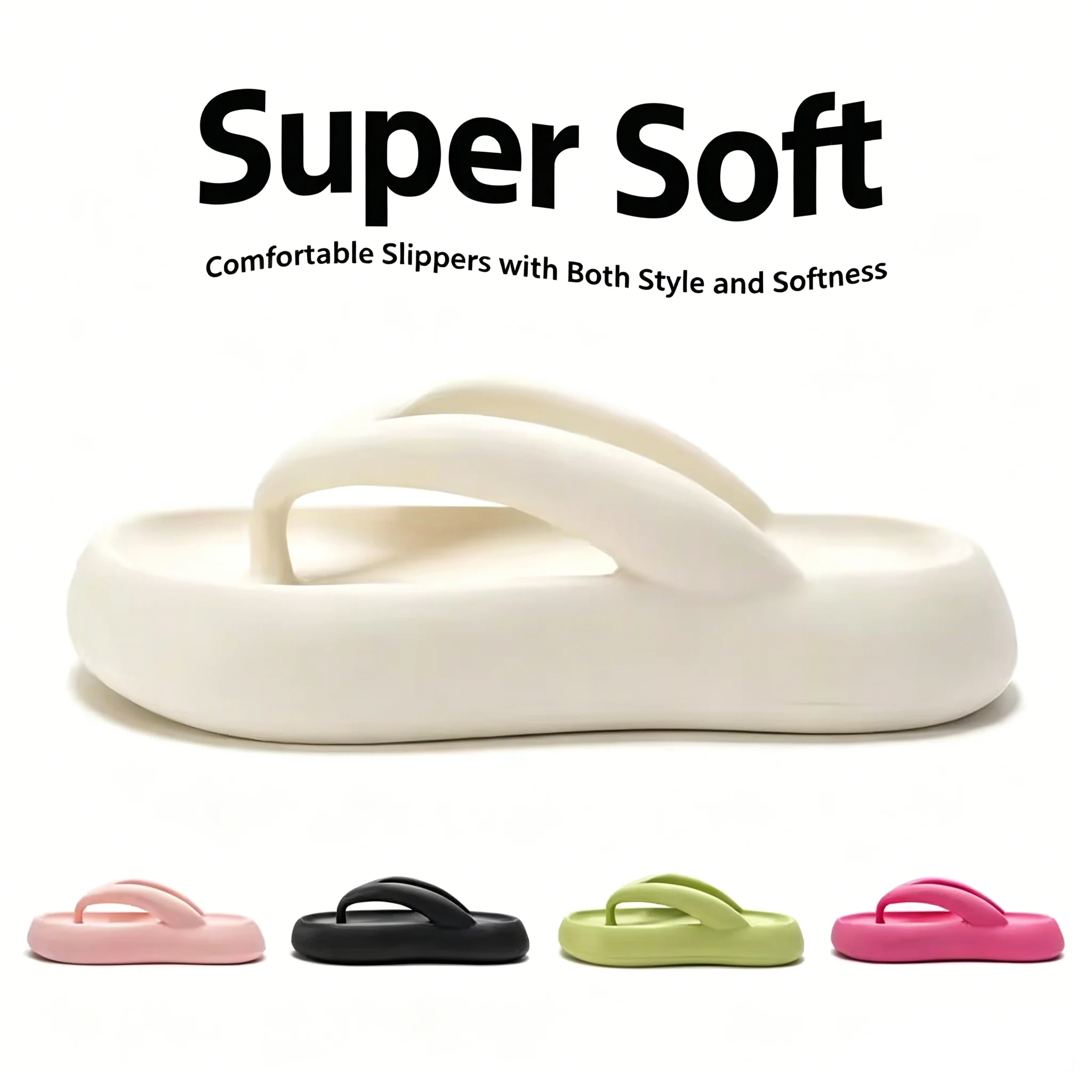 These women’s 2026 new summer flip flops feature ultra soft cloud-like thick elevated soles, with anti-slip texture, perfect for
These women’s 2026 new summer flip flops feature ultra soft cloud-like thick elevated soles, with anti-slip texture, perfect for