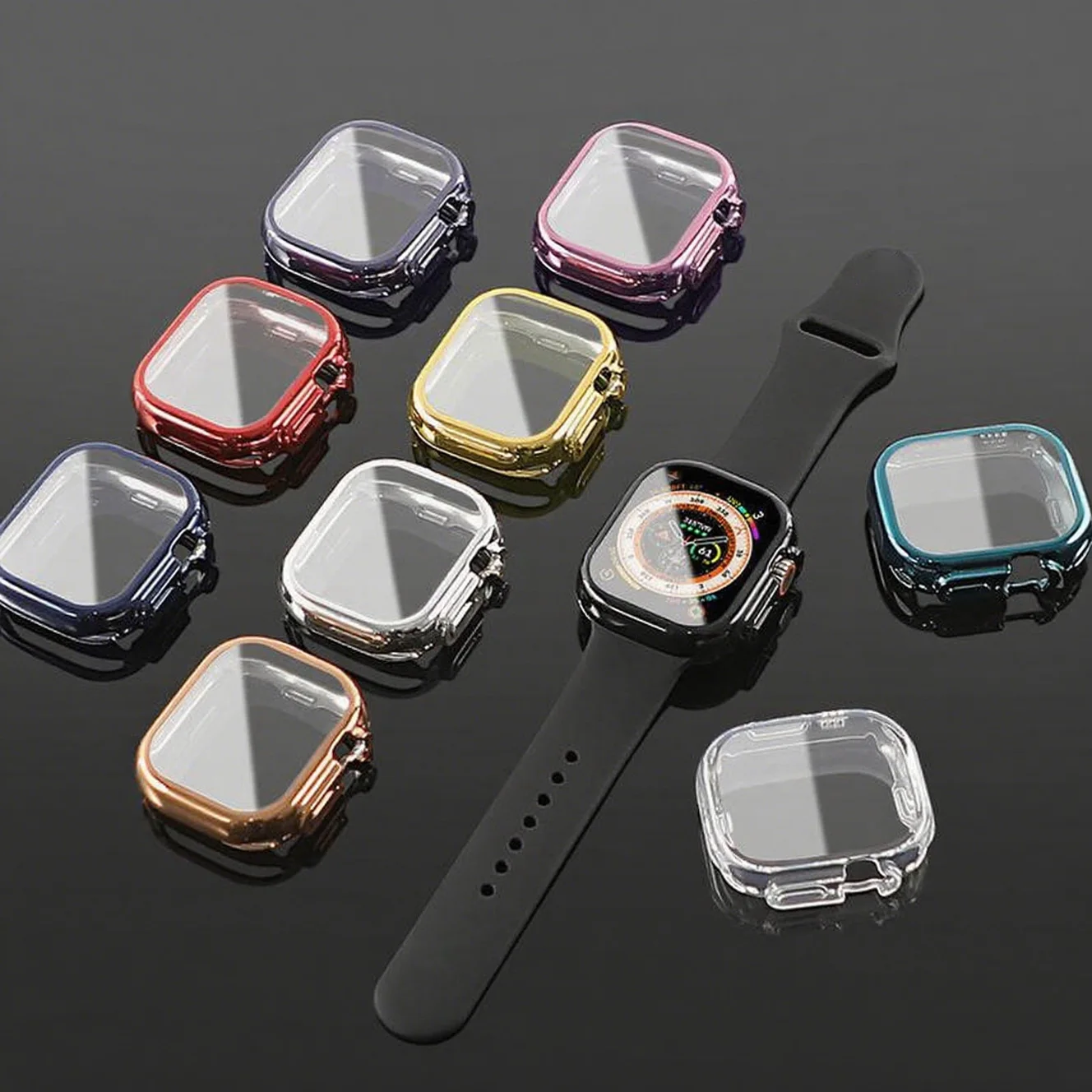Стекло + чехол для Apple Watch Ultra 2, чехол 49 мм, умные часы, ПК, бампер + защитная пленка для экрана, закаленная крышка, ремешок серии iwatch, аксессуары
Стекло + чехол для Apple Watch Ultra 2, чехол 49 мм, умные часы, ПК, бампер + защитная пленка для экрана, закаленная крышка, ремешок серии iwatch, аксессуары
