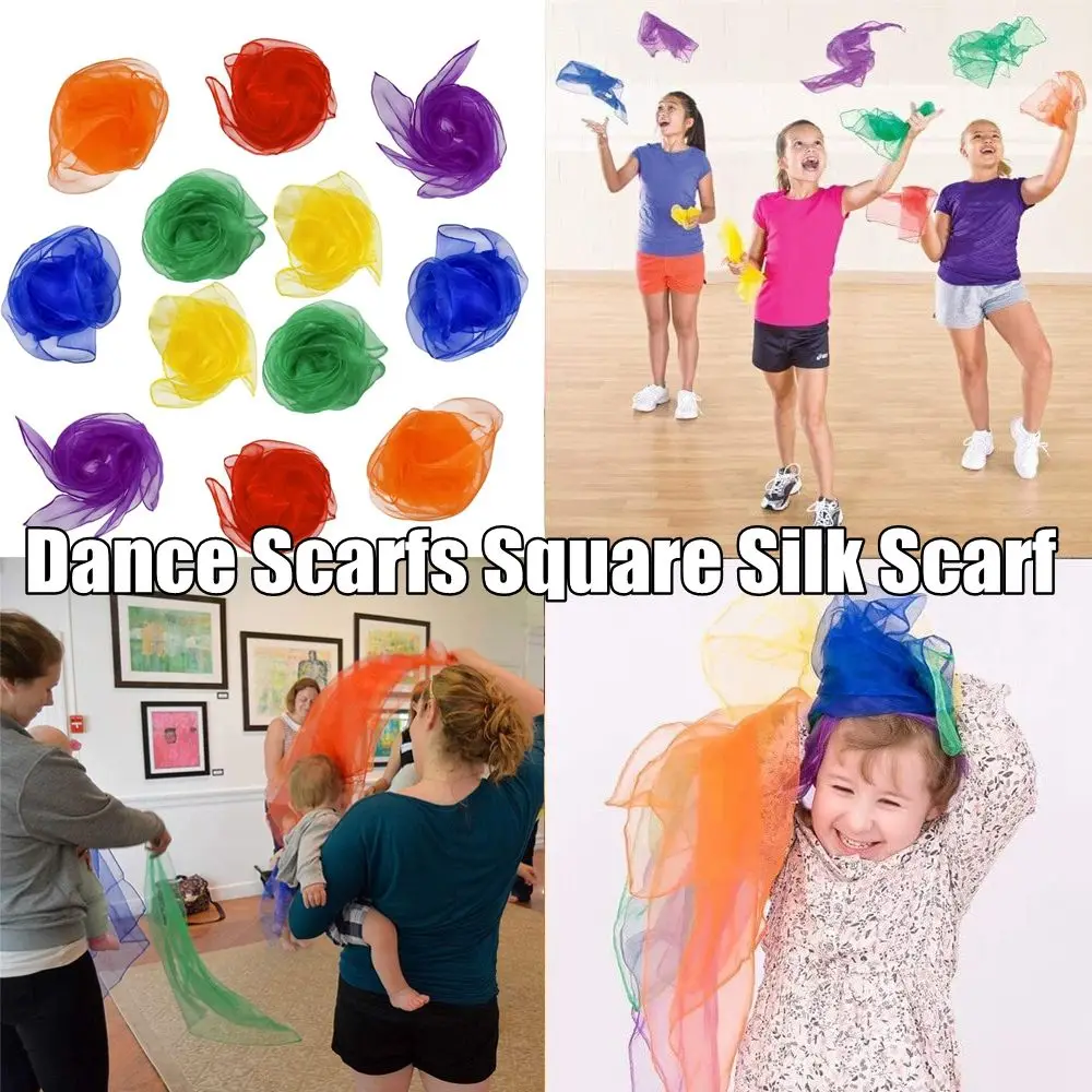 Dance Scarfs for kids Square Silk Scarf Children Outdoor Game Toys Gymnastics Scarves Juggling Performance Props Band Scarves
Dance Scarfs for kids Square Silk Scarf Children Outdoor Game Toys Gymnastics Scarves Juggling Performance Props Band Scarves