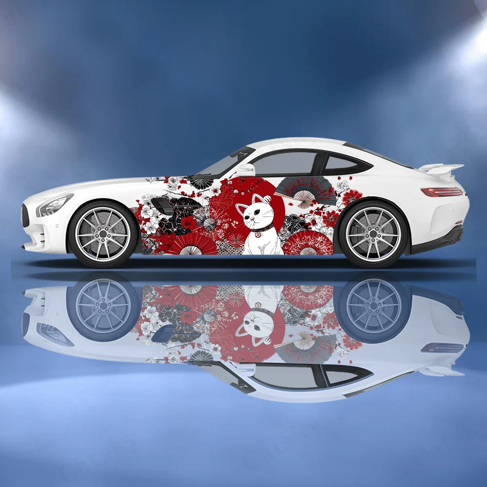 Fan Flower Lucky Cat Sticker Full Body Floral Decoration Covering Scratches Protect Car Sticker Waterproof Car Vinyl Wraps
Fan Flower Lucky Cat Sticker Full Body Floral Decoration Covering Scratches Protect Car Sticker Waterproof Car Vinyl Wraps