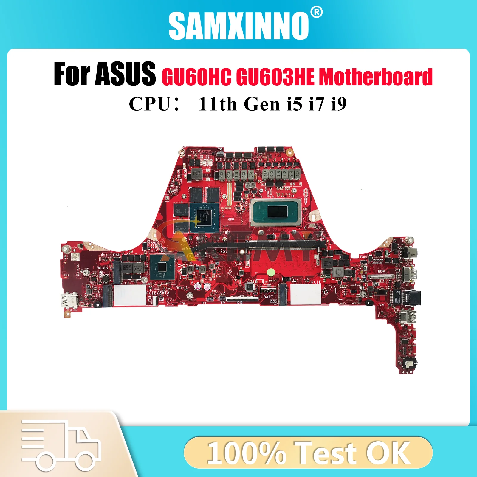 GU603HE Laptop Motherboard For ASUS ROG Zephyrus M16 GU60HC GU603 GU603HE Mainboard W/ 11th Gen i5 i7 i9 100% tests OK fast ship
GU603HE Laptop Motherboard For ASUS ROG Zephyrus M16 GU60HC GU603 GU603HE Mainboard W/ 11th Gen i5 i7 i9 100% tests OK fast ship
