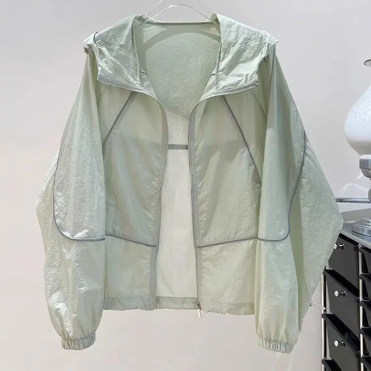 Women's Summer Lightweight Loose Breathable Sun Protection Outerwear 2025 New Style Air Conditioning Cardigan Fleece Coat
Women's Summer Lightweight Loose Breathable Sun Protection Outerwear 2025 New Style Air Conditioning Cardigan Fleece Coat