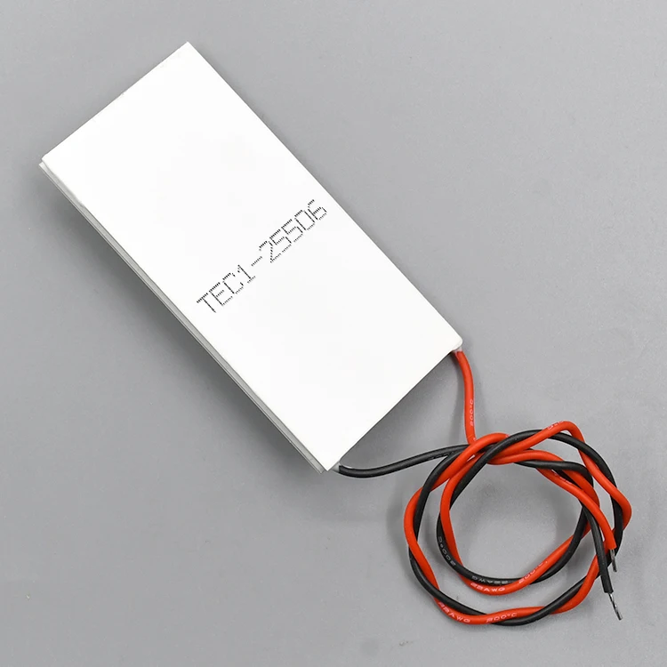 TEC1-25506 Полупроводниковый холодильный чип, прямоугольный электронный холодильный чип 40*80 мм
TEC1-25506 Полупроводниковый холодильный чип, прямоугольный электронный холодильный чип 40*80 мм