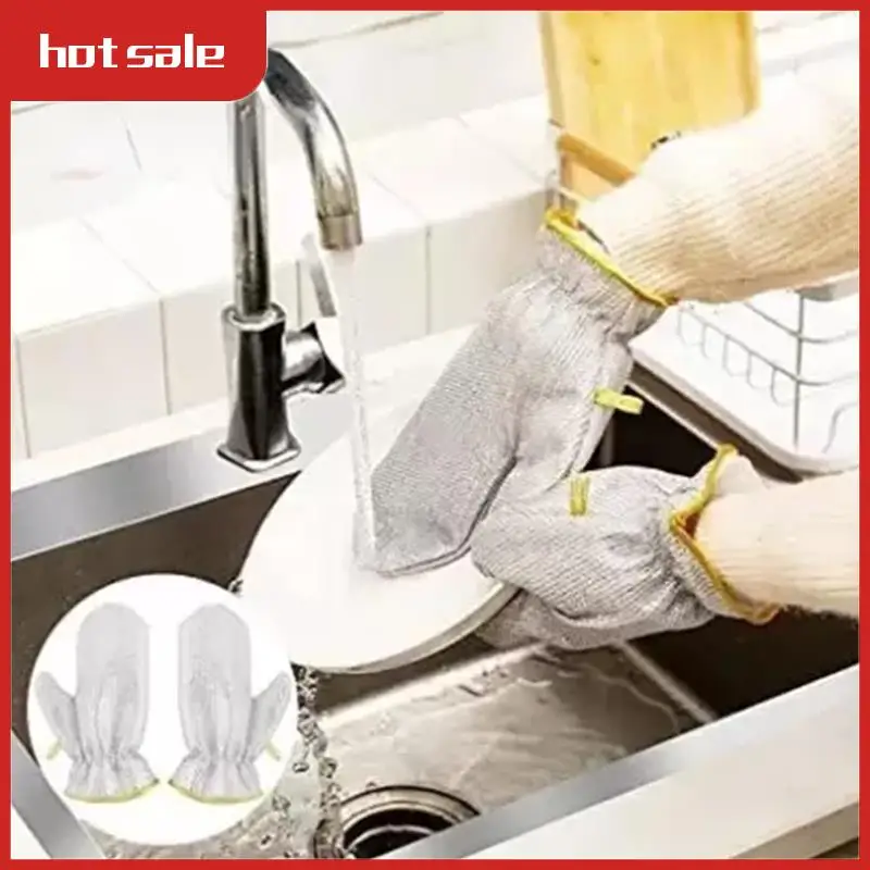 Wire Dishcloth Multipurpose Wire Dishwashing Clean Gloves Kitchen Tool Easy To Use 1Pair
Wire Dishcloth Multipurpose Wire Dishwashing Clean Gloves Kitchen Tool Easy To Use 1Pair