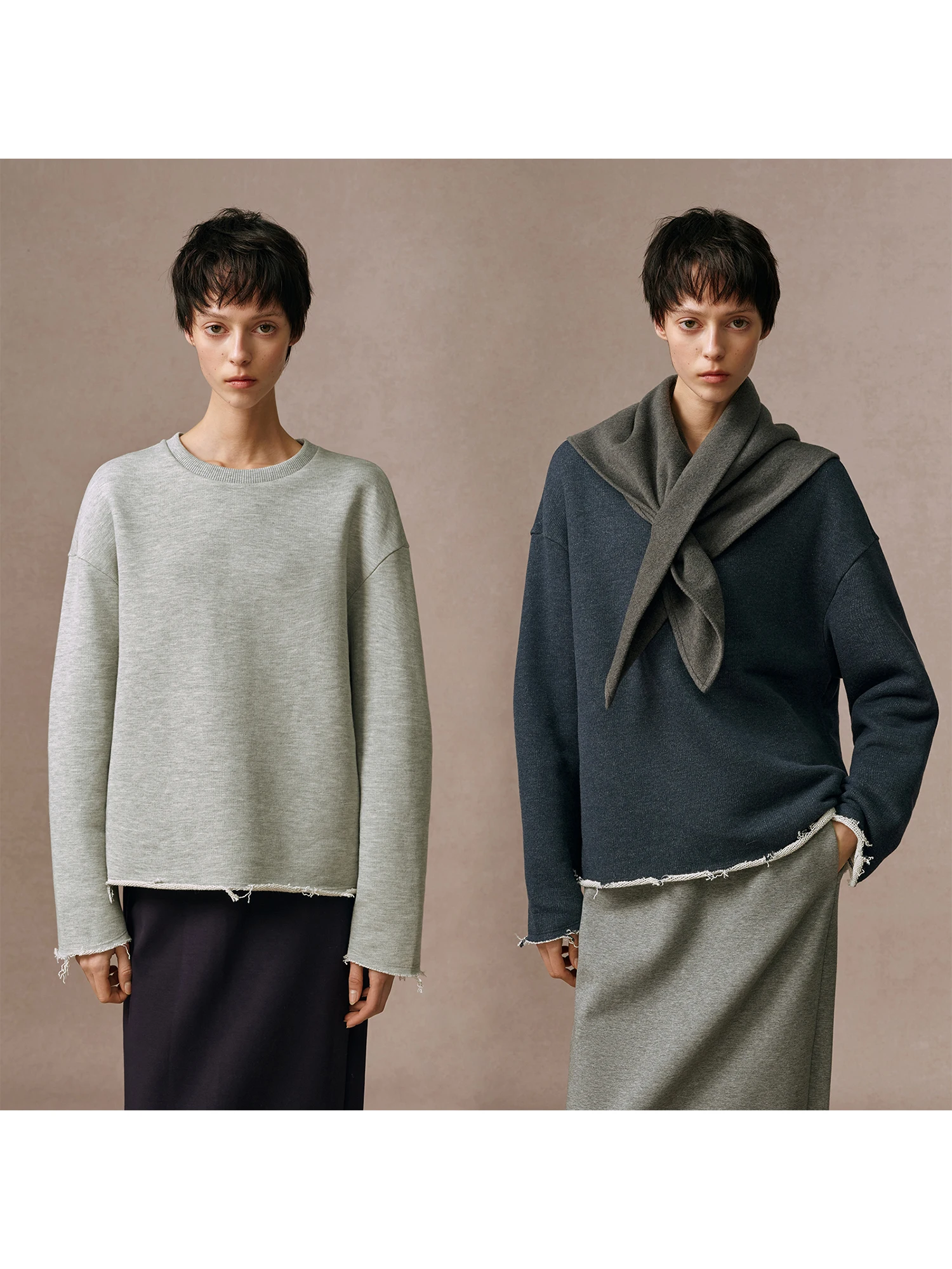 Comfortable Casual round Ne Sweatirt Women's Loose Fit Spring Sle Harmonious Tail Design Versatile Elastic Design
Comfortable Casual round Ne Sweatirt Women's Loose Fit Spring Sle Harmonious Tail Design Versatile Elastic Design