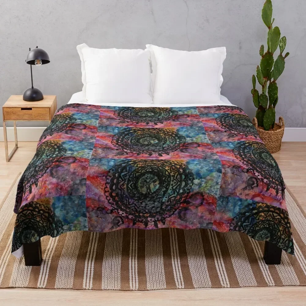 Bohemian Mandala Throw Blanket Thin Soft Blanket for Summer Night Sleeping
Bohemian Mandala Throw Blanket Thin Soft Blanket for Summer Night Sleeping