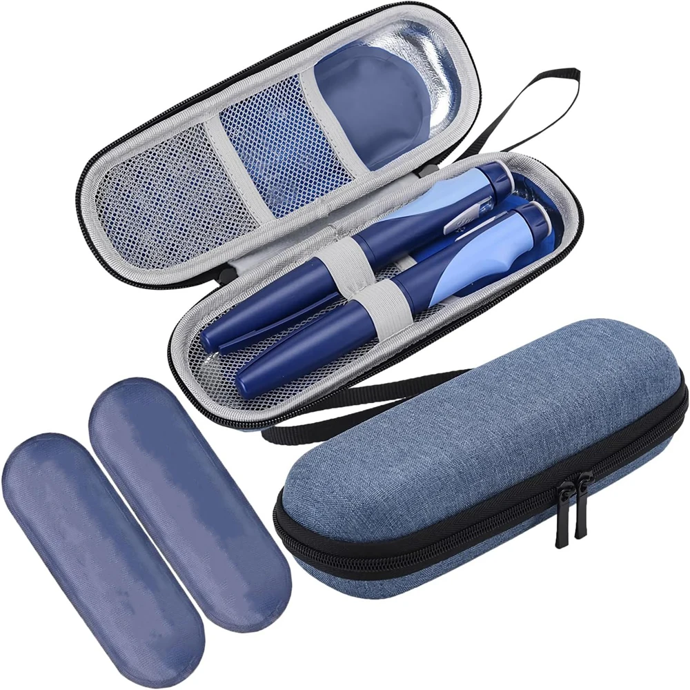 Insulin Pen Cooler Case with 2 Reusable Ice Packs, Insulated Diabetic Medication Organizer for Insulin Pen Supplies Daily Travel
Insulin Pen Cooler Case with 2 Reusable Ice Packs, Insulated Diabetic Medication Organizer for Insulin Pen Supplies Daily Travel