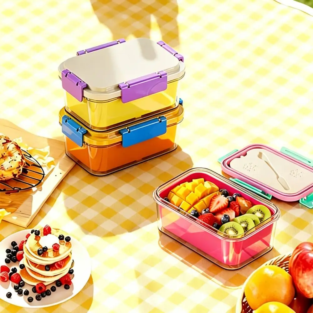 Multifunctional 800 ML Food Storage Box Reusable Leakproof Sealed Lunch Box with Fork Portable Food Storage Container Picnic Use
Multifunctional 800 ML Food Storage Box Reusable Leakproof Sealed Lunch Box with Fork Portable Food Storage Container Picnic Use