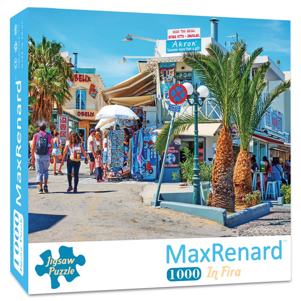 Paper Puzzle 1000 Pieces Jigsaw Toy for Adults Decorative Painting Greek Fela Landscape Art Puzzles Christmas Gift P433
Paper Puzzle 1000 Pieces Jigsaw Toy for Adults Decorative Painting Greek Fela Landscape Art Puzzles Christmas Gift P433