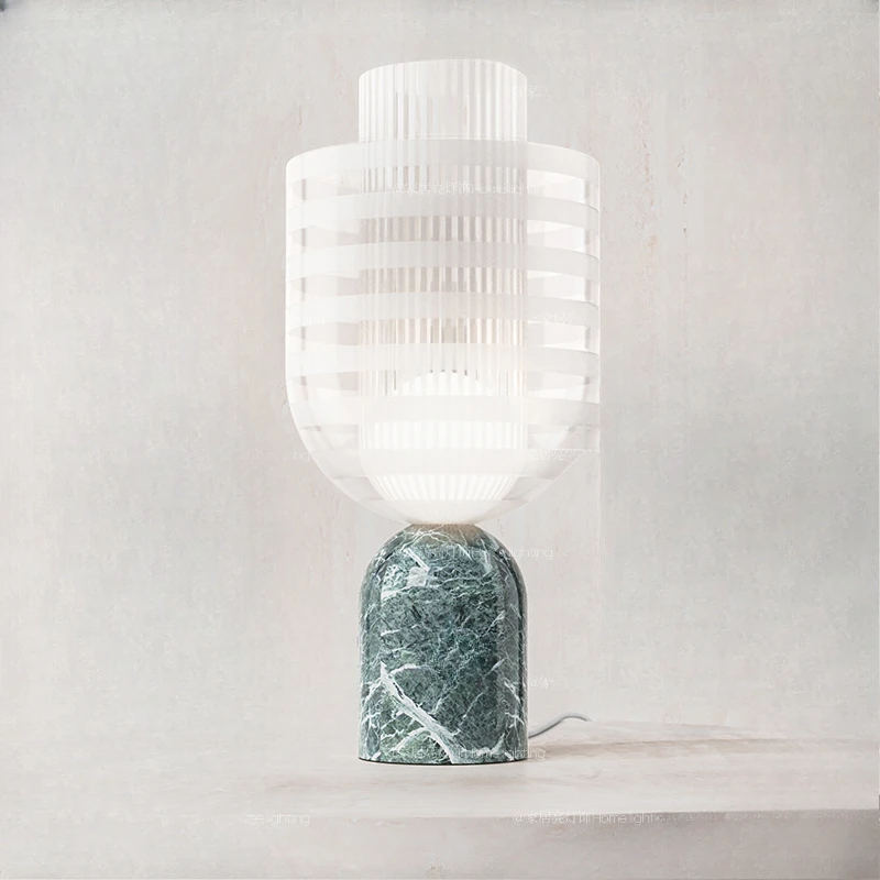 Bedroom table lamp designer simple high-end decorative marble atmosphere table lamp
Bedroom table lamp designer simple high-end decorative marble atmosphere table lamp