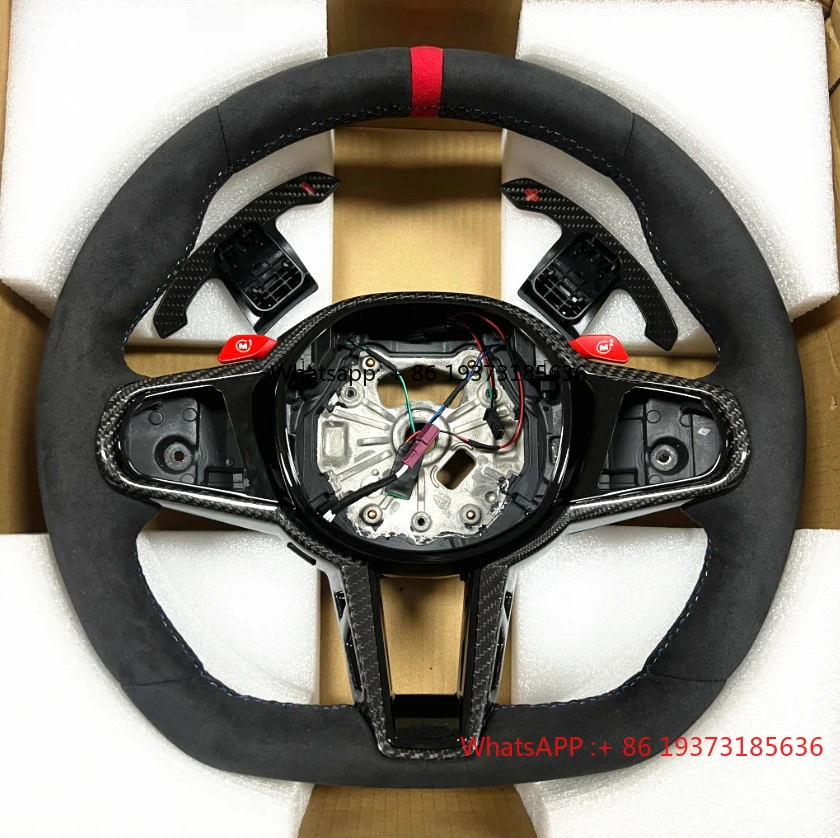 Руль из карбона для BMW 1, 2, 3, 4, 5, 6, 7, 8 серии, i3, i4, X3, X4, X5, X6, X7, XM, M2, M3, M4, M5, M8, M240i, G20, G80, G82, G42, G29, F90
Руль из карбона для BMW 1, 2, 3, 4, 5, 6, 7, 8 серии, i3, i4, X3, X4, X5, X6, X7, XM, M2, M3, M4, M5, M8, M240i, G20, G80, G82, G42, G29, F90