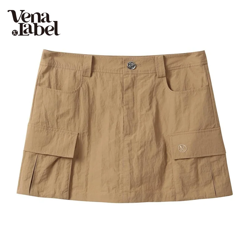 Vena Label Women High Waist Mini Skirt Short Streetwear Big Pocket A-line Cargo Skirts Clothes Ropa De Mujer WA015
Vena Label Women High Waist Mini Skirt Short Streetwear Big Pocket A-line Cargo Skirts Clothes Ropa De Mujer WA015