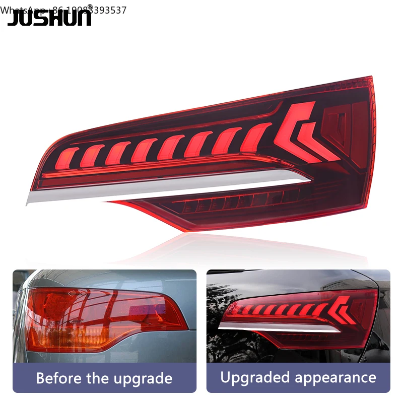 Задний фонарь JUSHUN для Audi Q7, 2006-2015, светодиодный, с функциями ДХО, стоп-сигнала, заднего хода, автомобильный
Задний фонарь JUSHUN для Audi Q7, 2006-2015, светодиодный, с функциями ДХО, стоп-сигнала, заднего хода, автомобильный