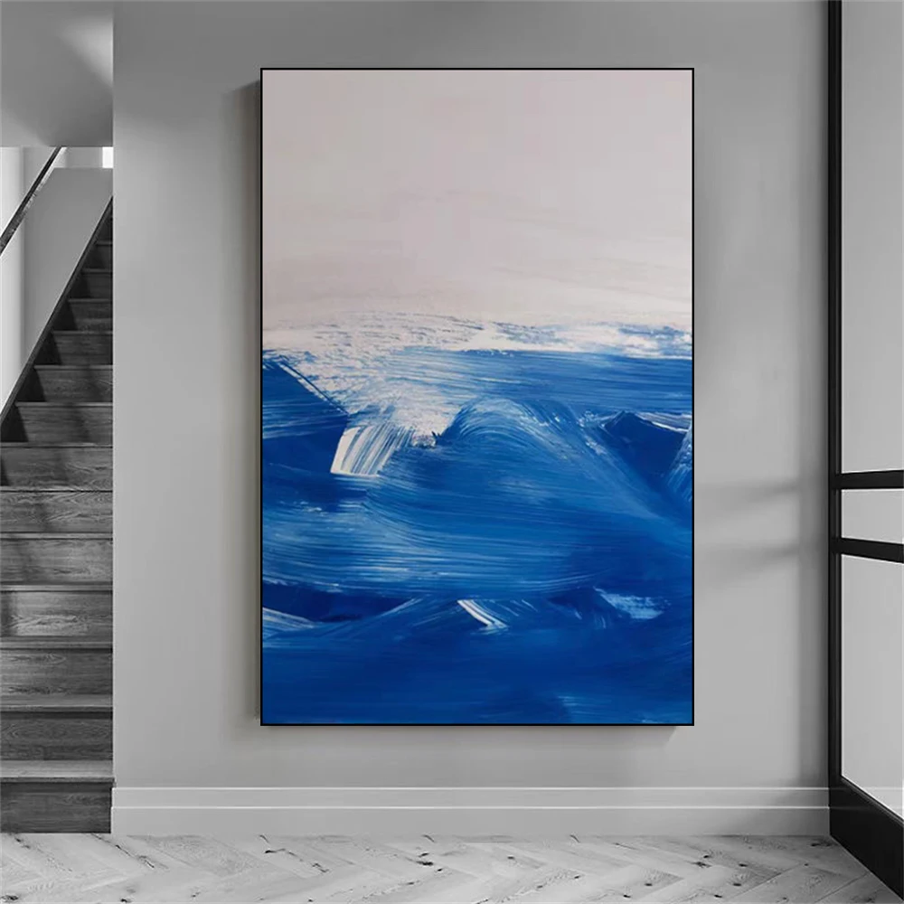 Abstract Oil Painting 100% Hand Drawn Wall Art Painting On Canvas Klein Blue Pattern For Living Room Decoration Painting
Abstract Oil Painting 100% Hand Drawn Wall Art Painting On Canvas Klein Blue Pattern For Living Room Decoration Painting