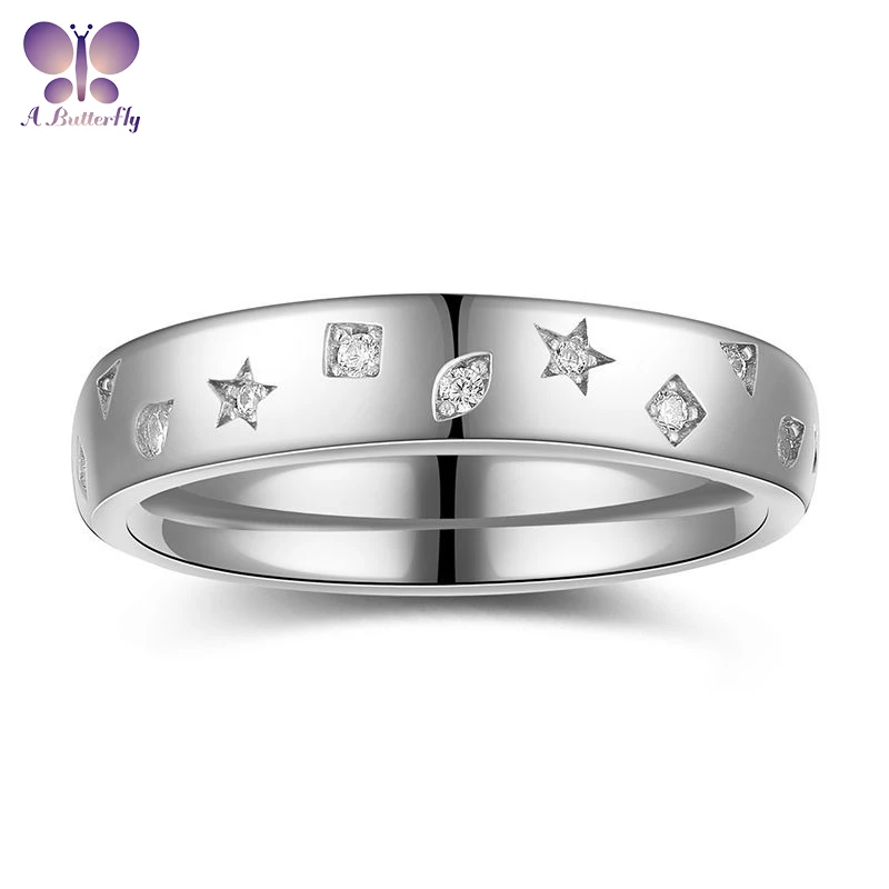 AButterfly 100% 925 Sterling Silver Starry Women Wide Faced Wedding Rings Fine Jewelry Wholesale Birthday Gifts
AButterfly 100% 925 Sterling Silver Starry Women Wide Faced Wedding Rings Fine Jewelry Wholesale Birthday Gifts