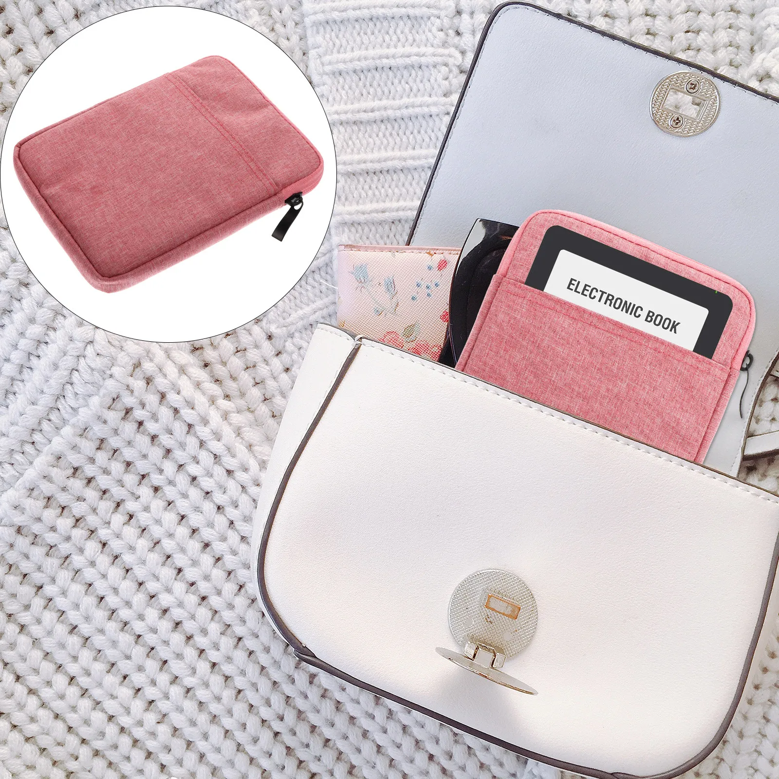 1Pcs 6In E-Book Case Heavy Duty Canvas Outer Layer Space Cotton Inner Lining E-Reader Protective Cover with Multi-Item Pocket
1Pcs 6In E-Book Case Heavy Duty Canvas Outer Layer Space Cotton Inner Lining E-Reader Protective Cover with Multi-Item Pocket