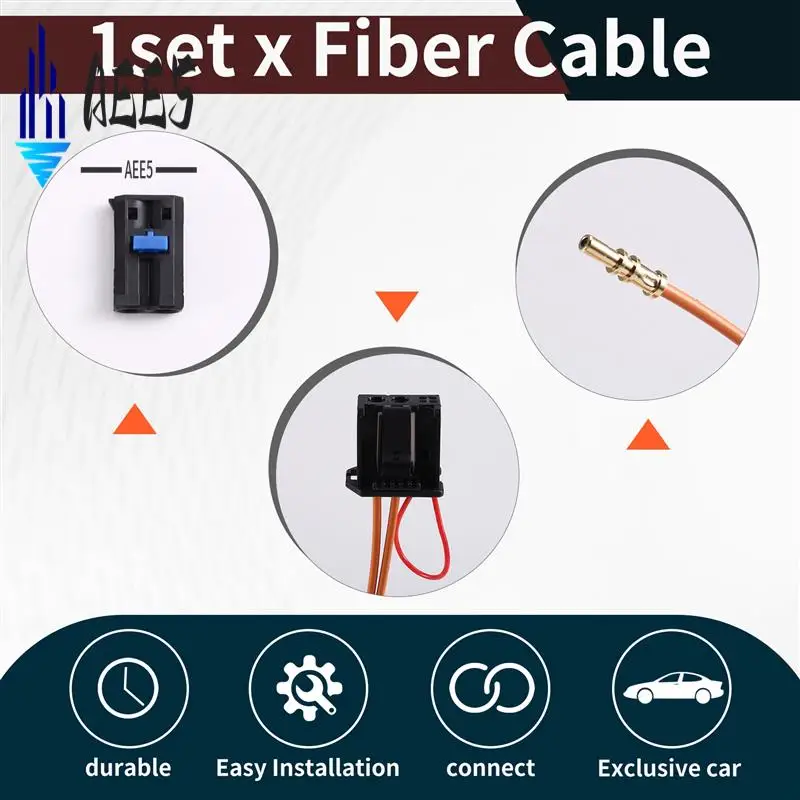 AEE5-5M Line Bensch Berlin Sound Fiber Harness For BMW Power Amplifier To Host Fiber Cable For BMW Kardon Fiber Cable
AEE5-5M Line Bensch Berlin Sound Fiber Harness For BMW Power Amplifier To Host Fiber Cable For BMW Kardon Fiber Cable