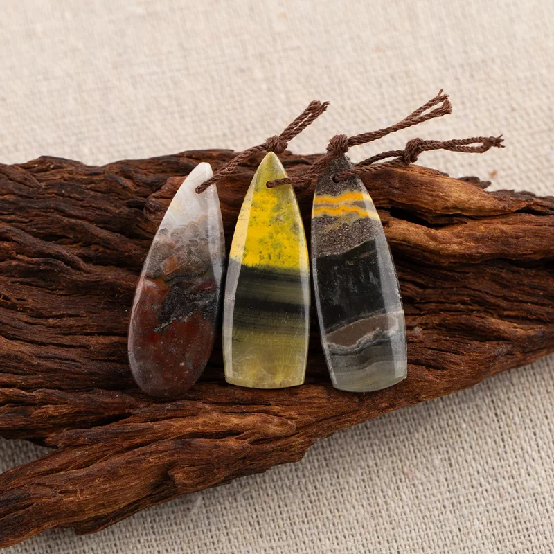 B&F Bumble Bee Stone Earring Beads for Jewelry Making, Handmade Natural stones beads, Stones for jewelry Making Supplies
B&F Bumble Bee Stone Earring Beads for Jewelry Making, Handmade Natural stones beads, Stones for jewelry Making Supplies