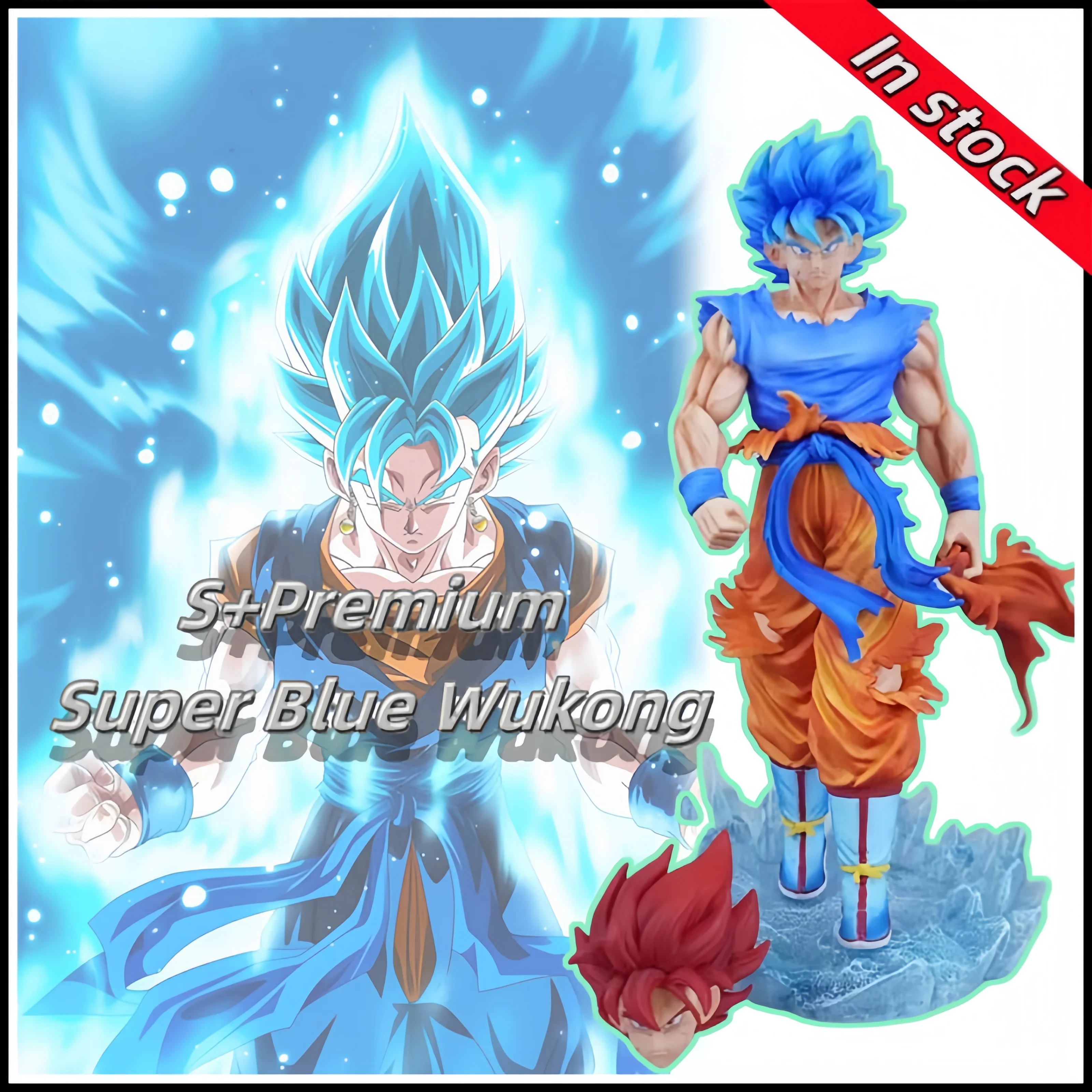 Hot S+Premium Dragon Ball Super Blue Wukong Limited Edition Dragon Ball Gk Model Handmade Trendy Play Statue Gift Periphery Toys
Hot S+Premium Dragon Ball Super Blue Wukong Limited Edition Dragon Ball Gk Model Handmade Trendy Play Statue Gift Periphery Toys