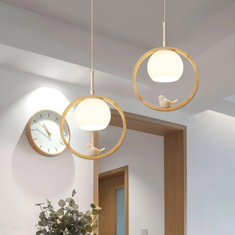 Nordic Solid Wood Aisle Chandelier Bird Simple Modern Stair Porch Lamp Creative Corridor Balcony Bay Window Small Chandelier
Nordic Solid Wood Aisle Chandelier Bird Simple Modern Stair Porch Lamp Creative Corridor Balcony Bay Window Small Chandelier