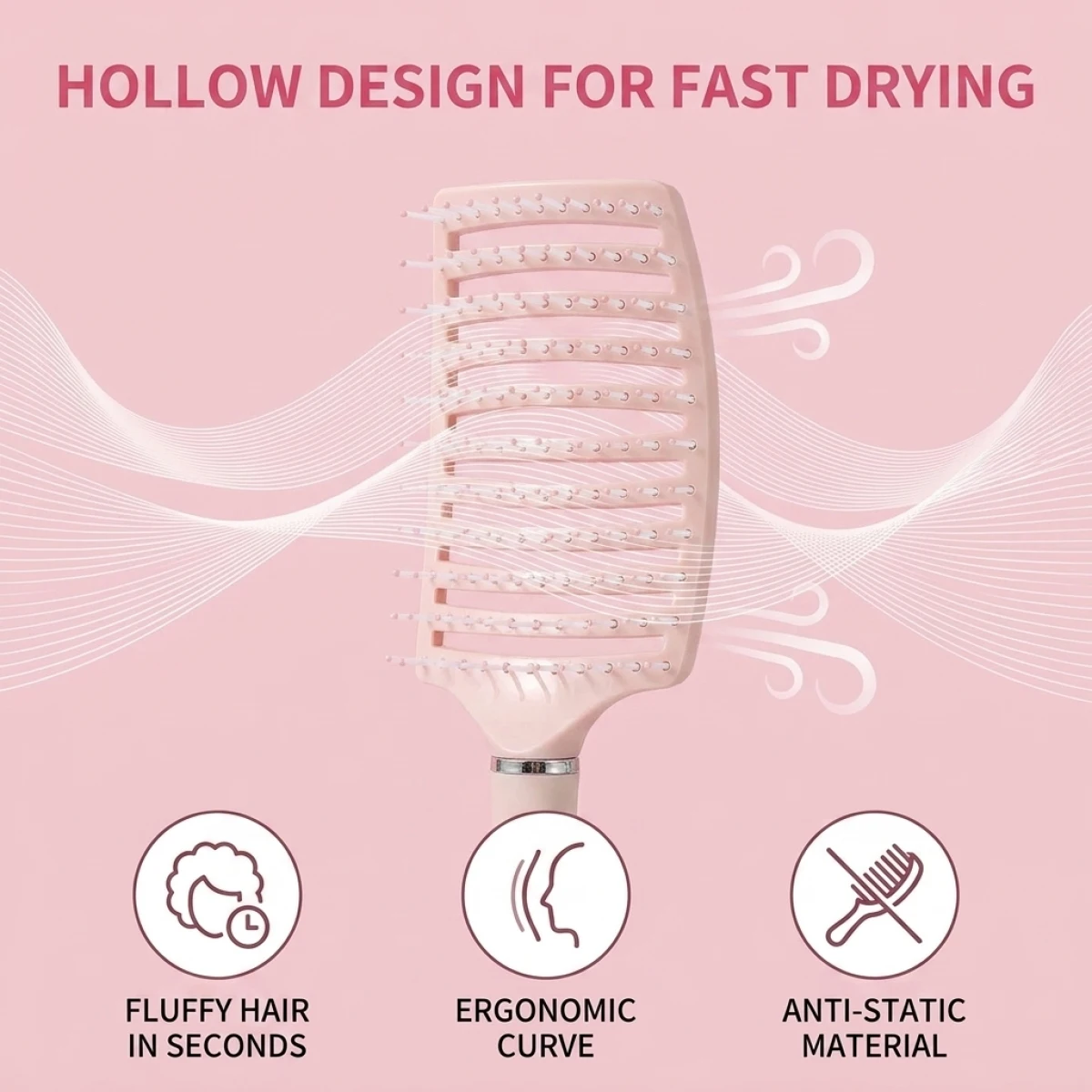 Large Bone Comb – 18mm Long Teeth for Thick Hair, Scalp Massage Design, Smooth & Painless, Creates Natural Bouncy Volume
Large Bone Comb – 18mm Long Teeth for Thick Hair, Scalp Massage Design, Smooth & Painless, Creates Natural Bouncy Volume
